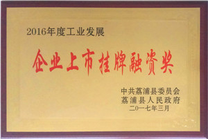 企業(yè)上市掛牌融資獎